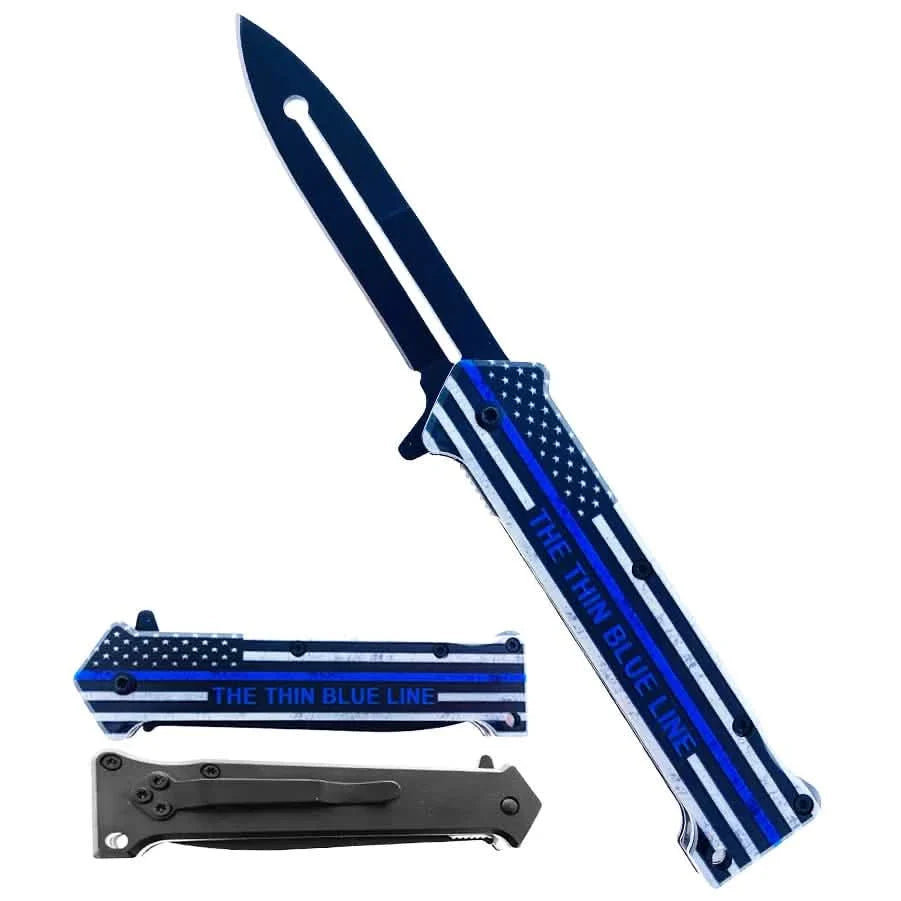 Stiletto Spring Assisted Steel Folding Knife by DailySale