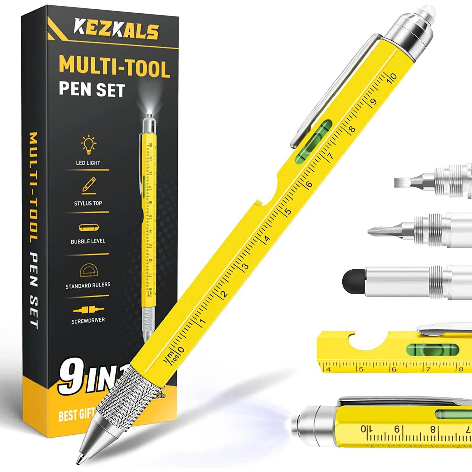 Stocking Stuffers for Men 9-in-1 Multitool Pen by DailySale