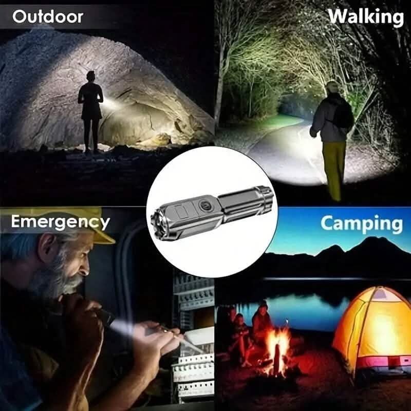 Strong Telescopic Light Zoom Flashlight by DailySale
