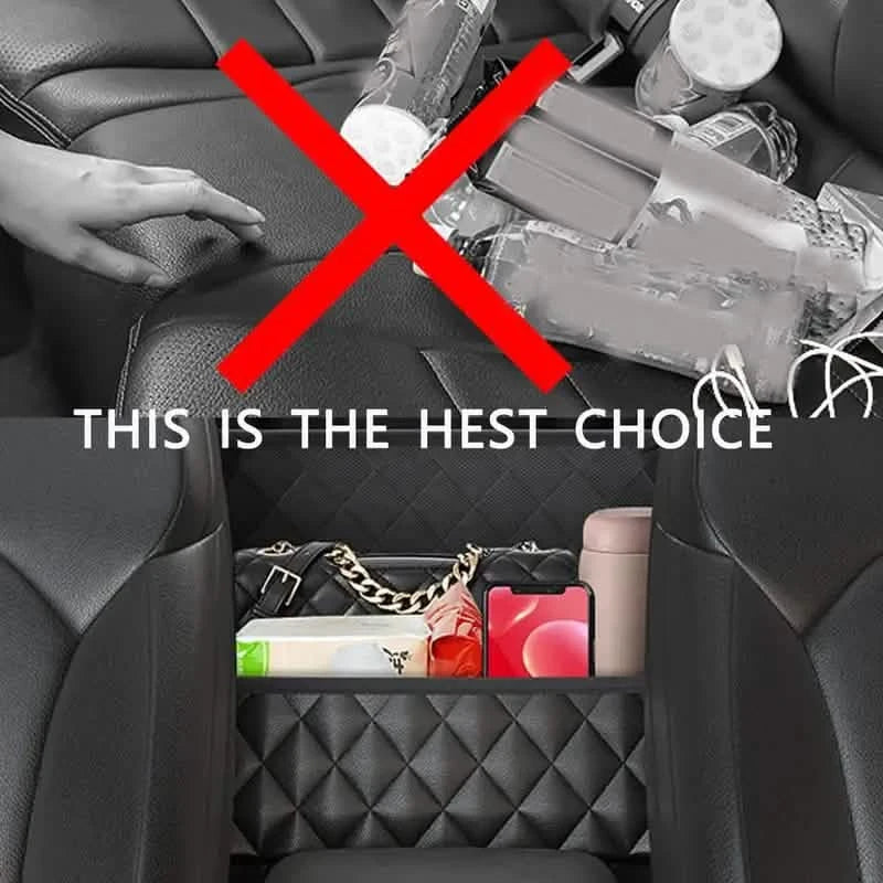 Stylish PU Leather Handbag Car-Mounted Storage Bag by DailySale