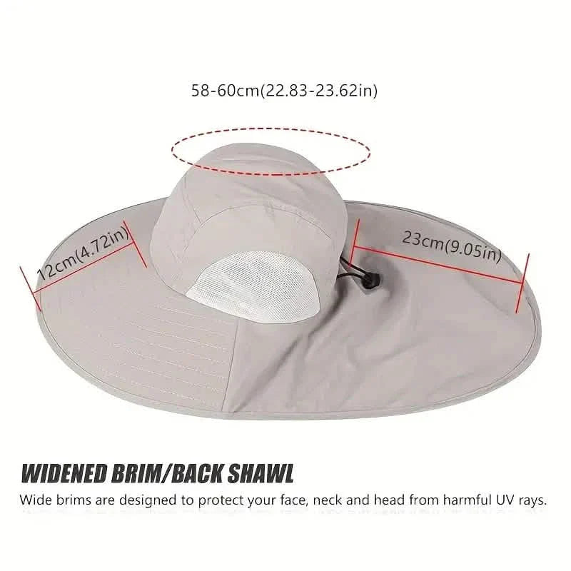 Summer Beach Neck Sunscreen Hat by DailySale