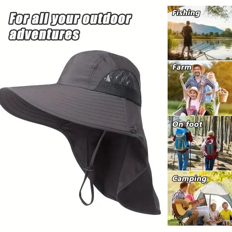 Summer Beach Neck Sunscreen Hat by DailySale