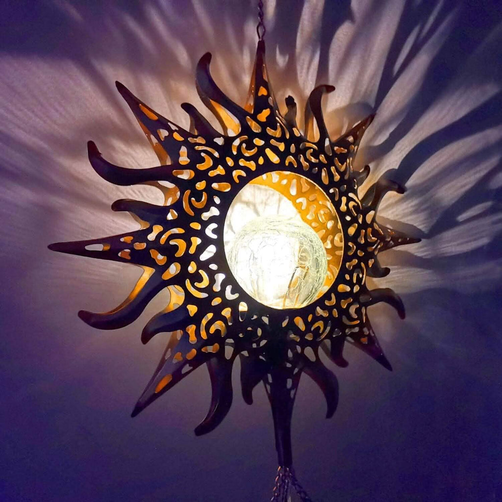 Sun Solar Wind Chimes by DailySale