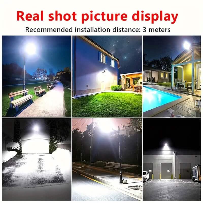 Super Bright 360 LED 3 Speed Double Row Solar Light by DailySale