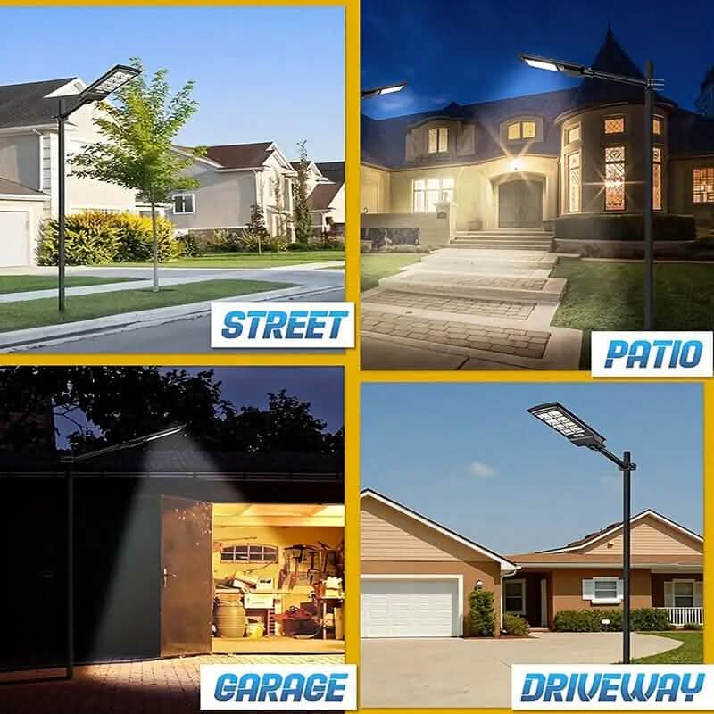 Super Bright 360 LED 3 Speed Double Row Solar Light by DailySale