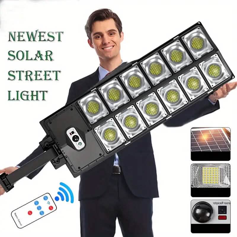 Super Bright 360 LED 3 Speed Double Row Solar Light by DailySale