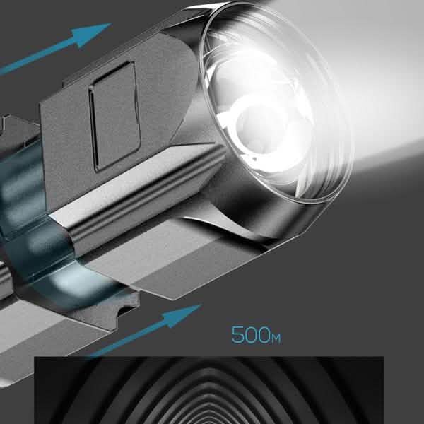 Super Bright ABS Strong Light Focusing Led Flashlight by DailySale