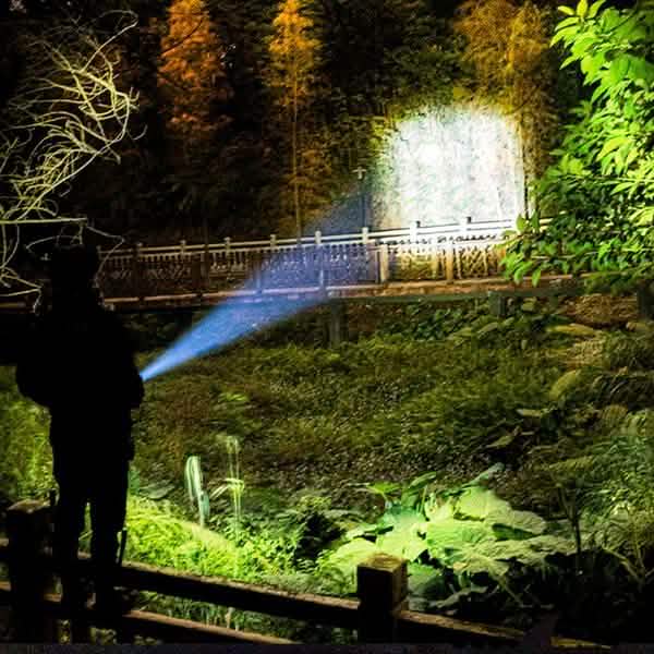 Super Bright ABS Strong Light Focusing Led Flashlight by DailySale