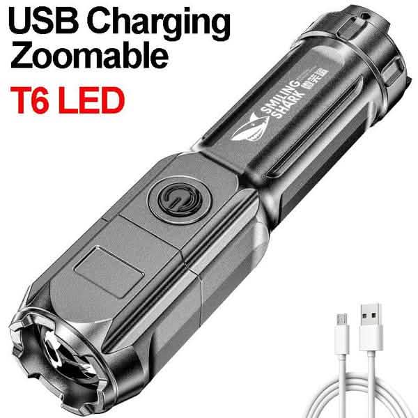 Super Bright ABS Strong Light Focusing Led Flashlight by DailySale