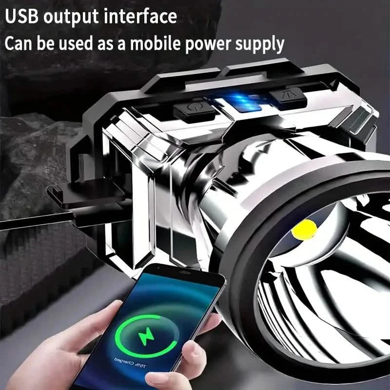 Super Bright USB Charging Headlight by DailySale