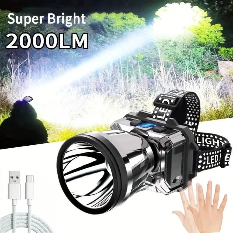 Super Bright USB Charging Headlight by DailySale