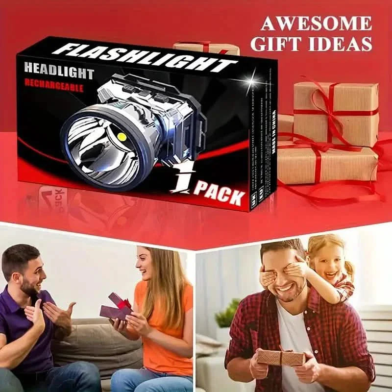 Super Bright USB Charging Headlight by DailySale