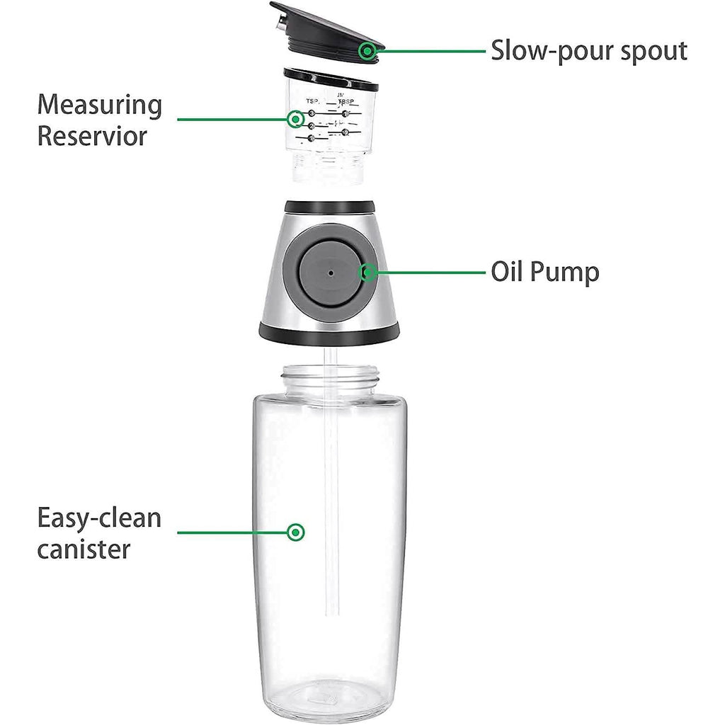 Superior Glass Oil and Vinegar Dispenser by DailySale