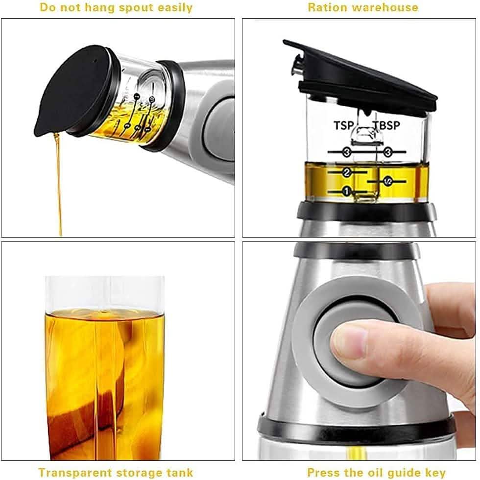 Superior Glass Oil and Vinegar Dispenser by DailySale