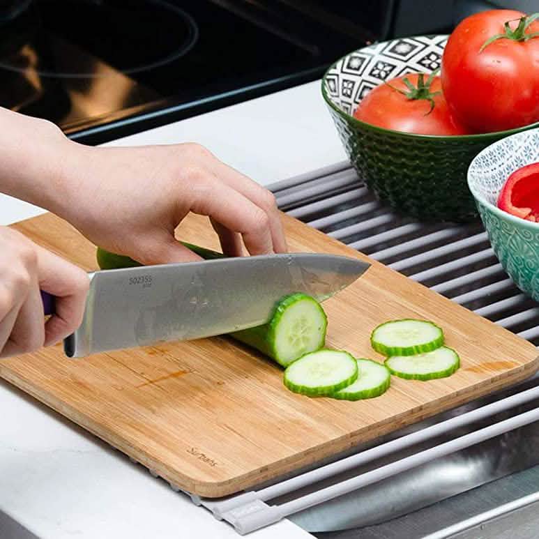 Surpahs over the Sink Multipurpose Roll-Up Dish Drying Rack by DailySale