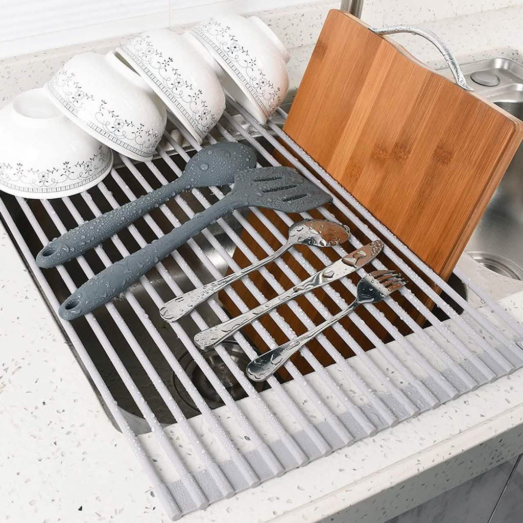 Surpahs over the Sink Multipurpose Roll-Up Dish Drying Rack by DailySale