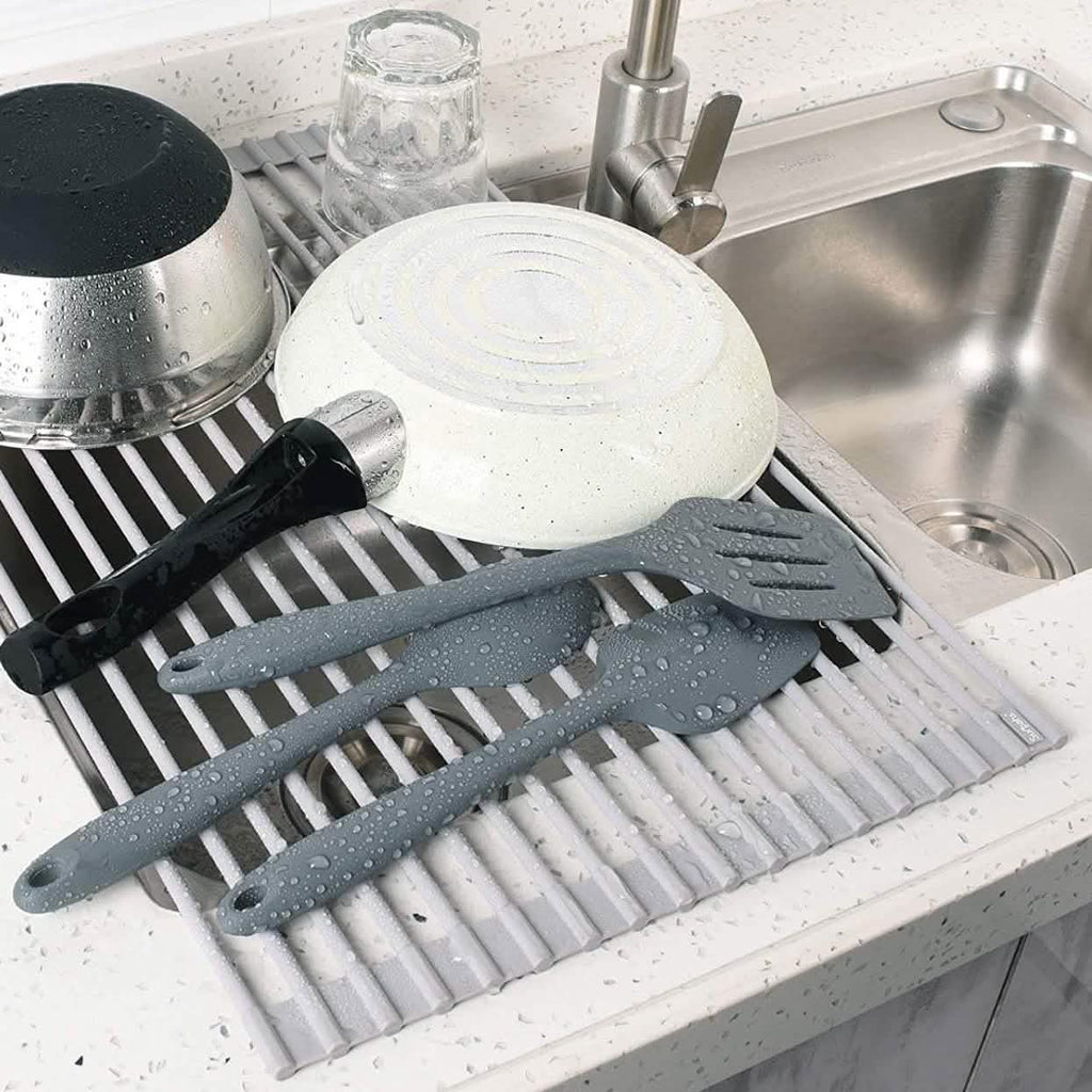 Surpahs over the Sink Multipurpose Roll-Up Dish Drying Rack by DailySale