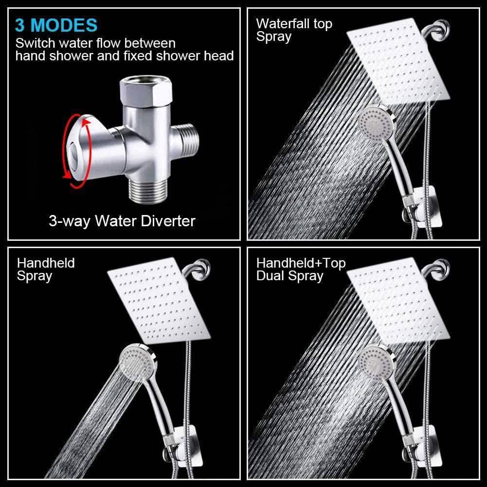 Taiker Stainless Steel Shower Head/Handheld Combination by DailySale