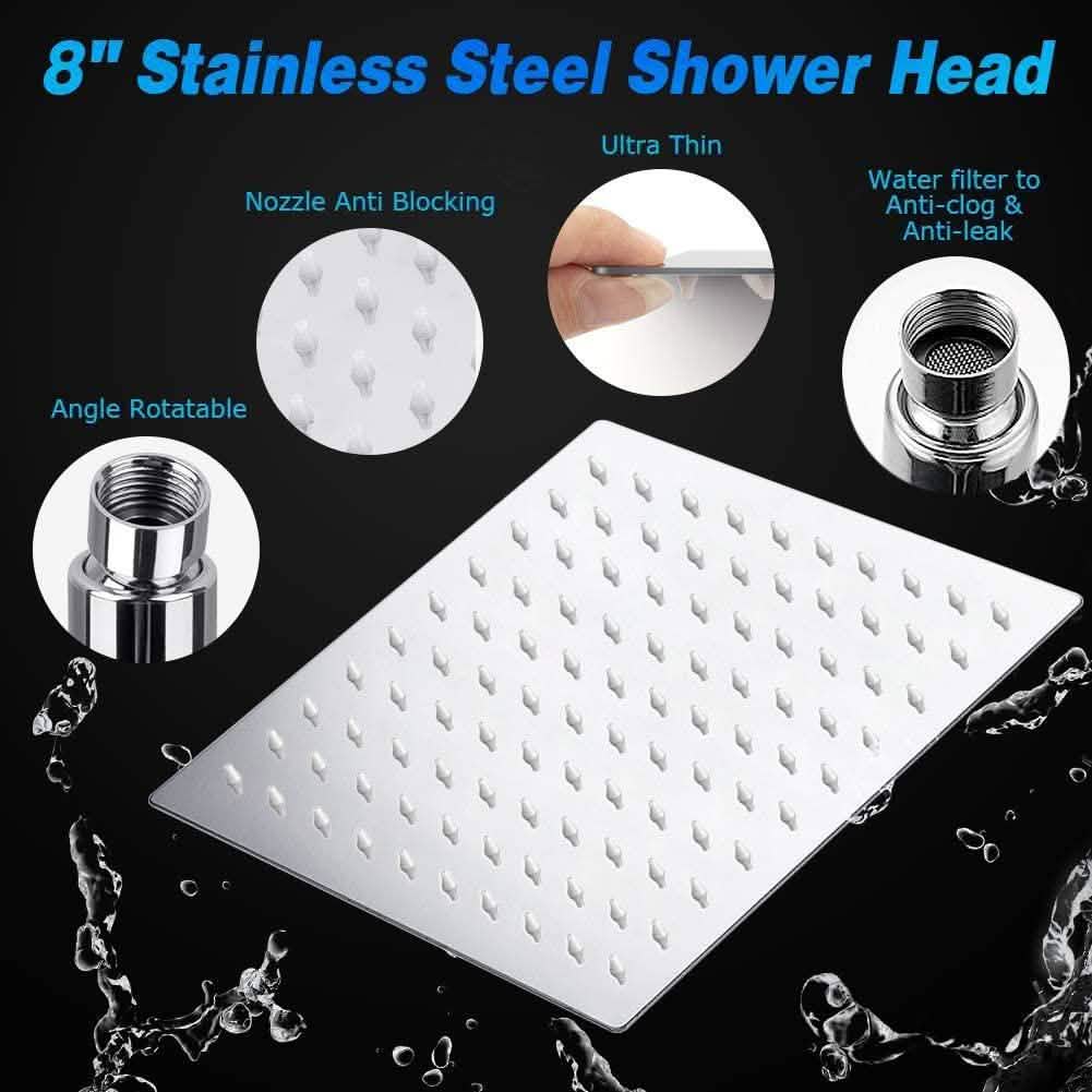 Taiker Stainless Steel Shower Head/Handheld Combination by DailySale