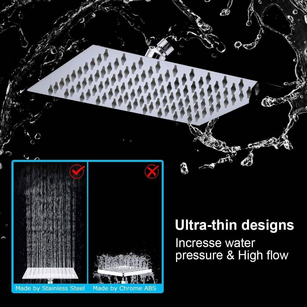 Taiker Stainless Steel Shower Head/Handheld Combination by DailySale