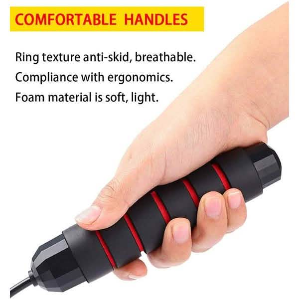 Tangle-Free Skipping Rope with Ball Bearings by DailySale
