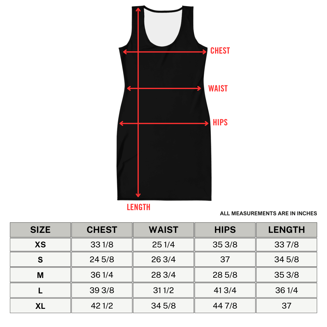 Tangy Tiger Bodycon Dress by Goth Cloth Co.
