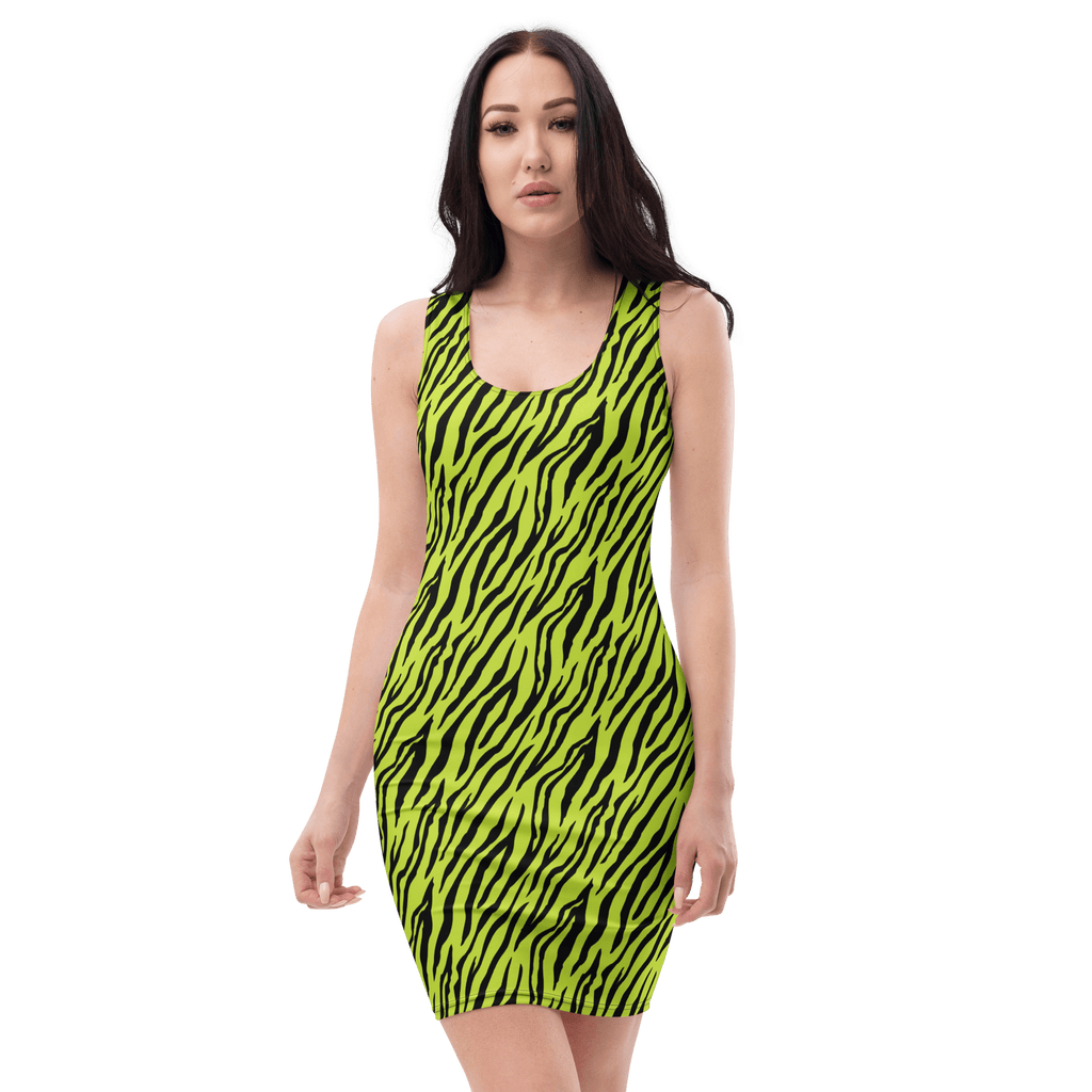Tangy Tiger Bodycon Dress by Goth Cloth Co.