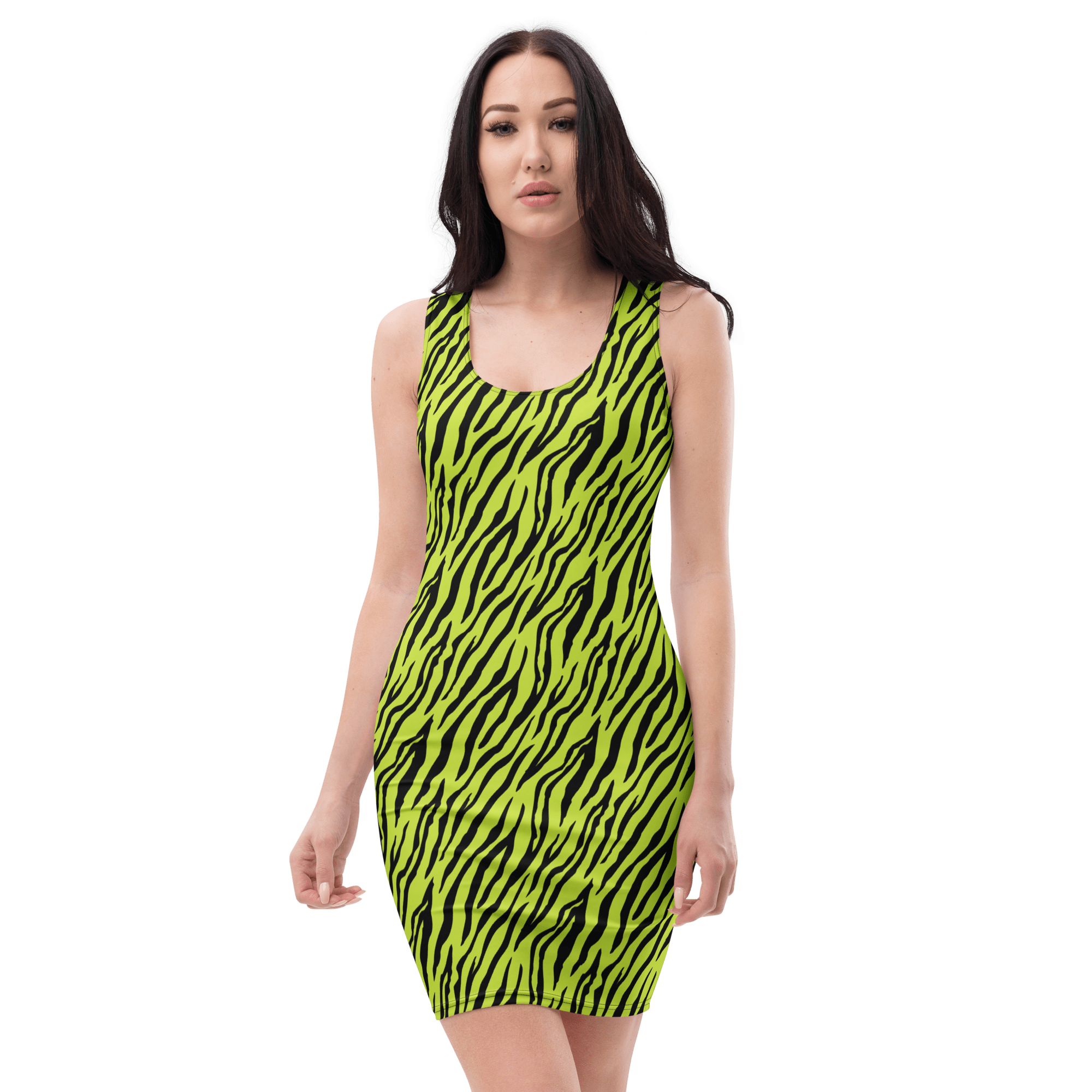 Tangy Tiger Bodycon Dress by Goth Cloth Co.
