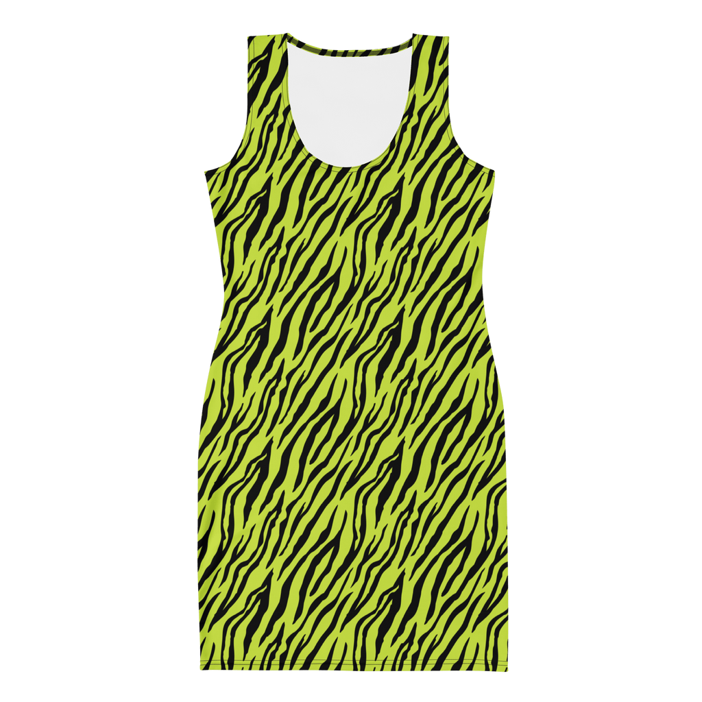 Tangy Tiger Bodycon Dress by Goth Cloth Co.