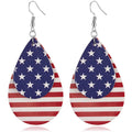 Teardrop National Flag 4th of July Dangle Earrings by DailySale