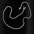 14K White Gold 3.50CT Lab-Grown Diamond Tennis Necklace by DailySale