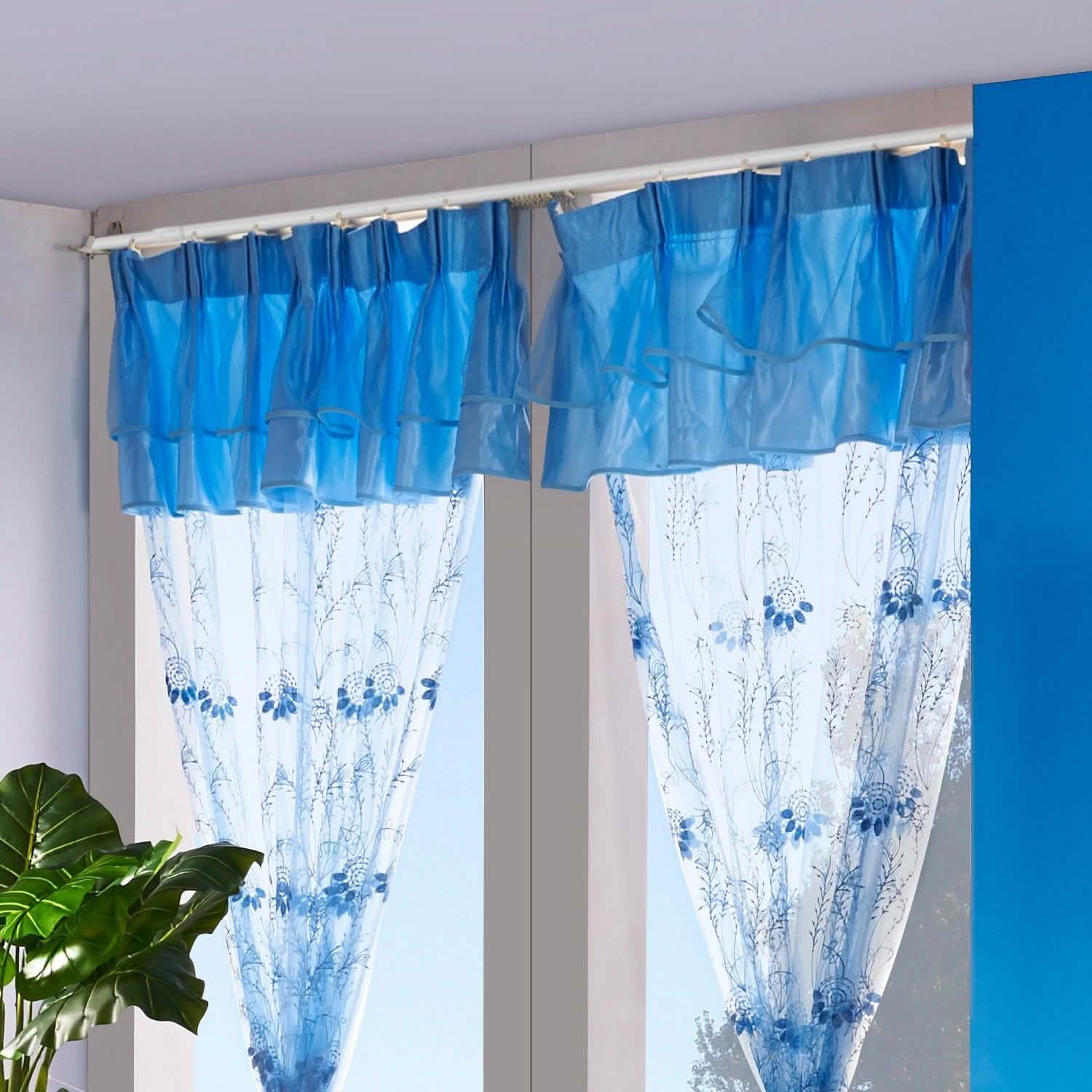 Tension Curtain Rod Spring Load Adjustable Curtain Pole by DailySale