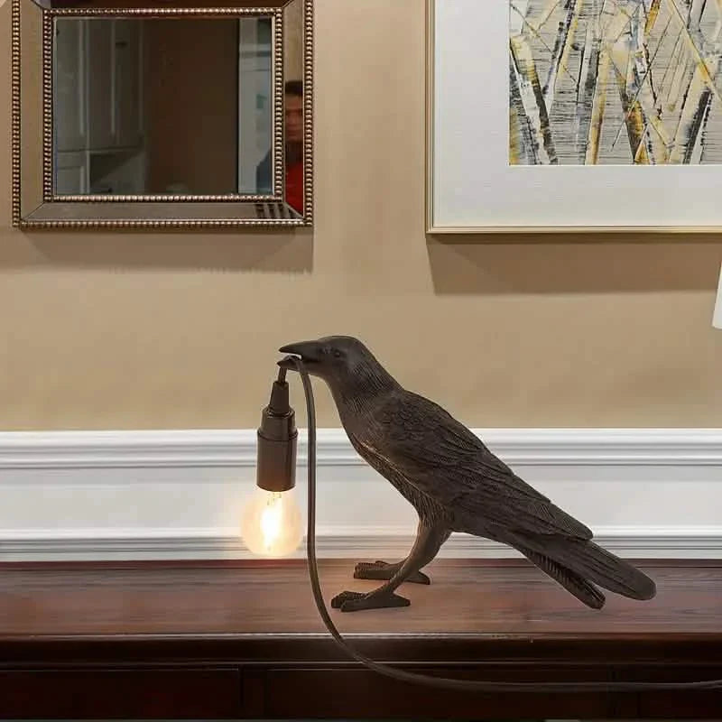 The Gothic Crow USB Port Lamp by DailySale