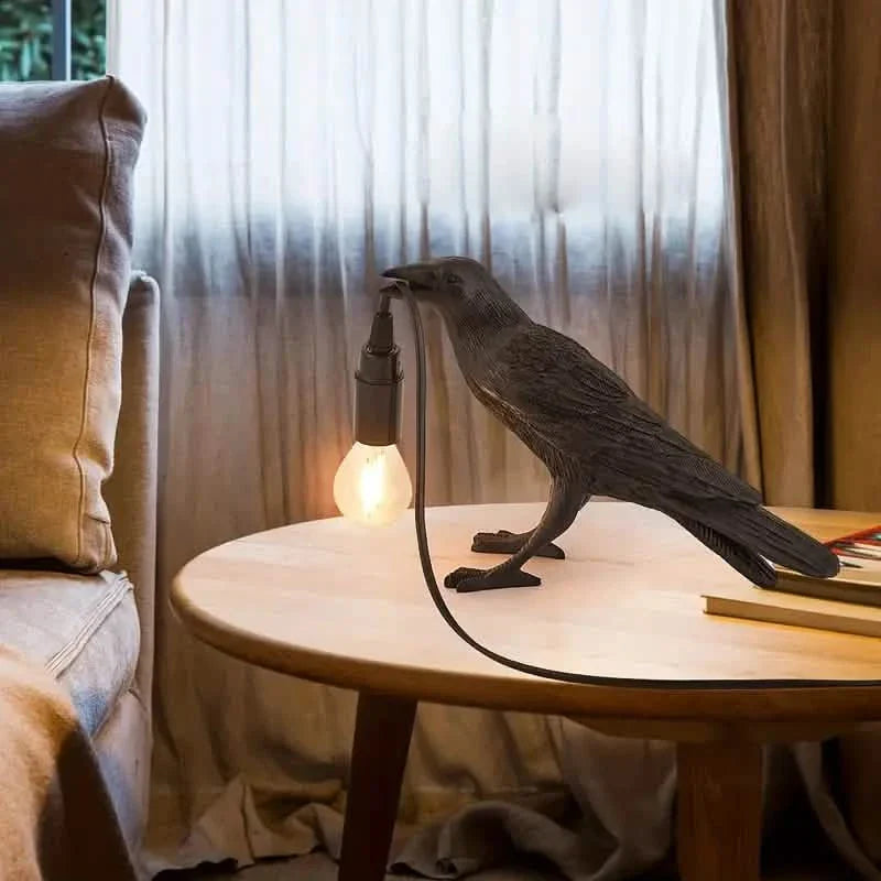The Gothic Crow USB Port Lamp by DailySale