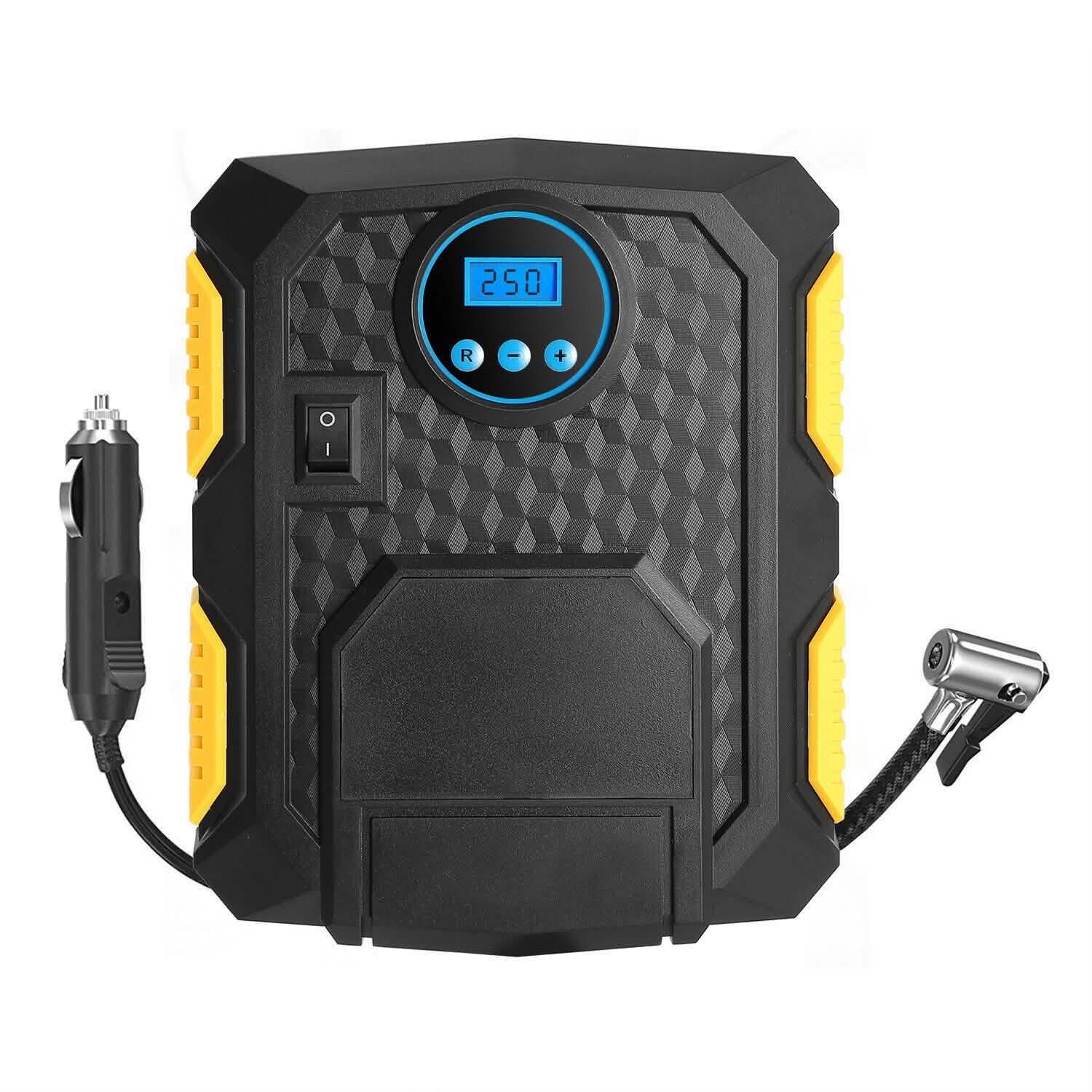 Tire Inflator 12V DC 120W 150PSI with LCD Electric Air Compressor by DailySale