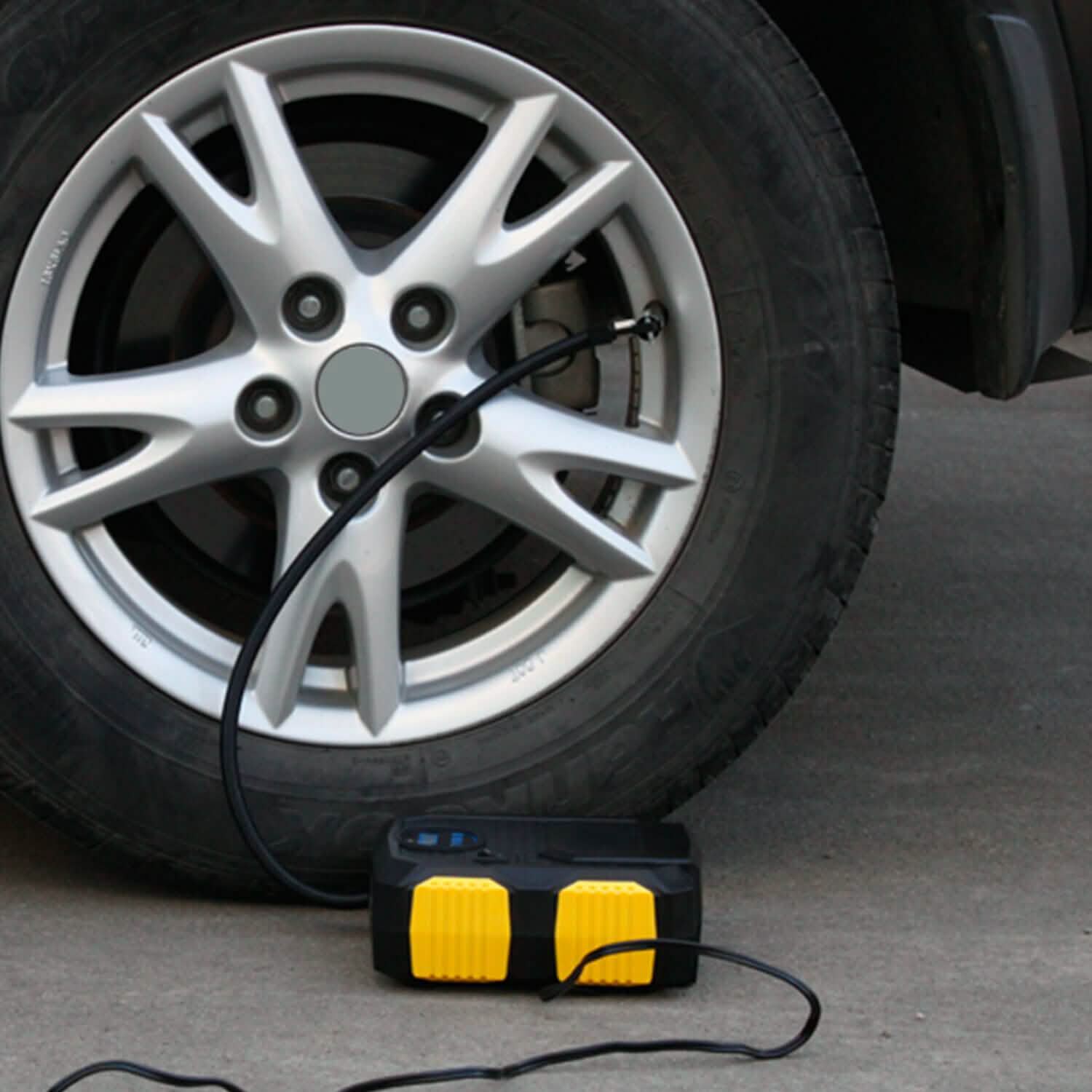 Tire Inflator 12V DC 120W 150PSI with LCD Electric Air Compressor by DailySale