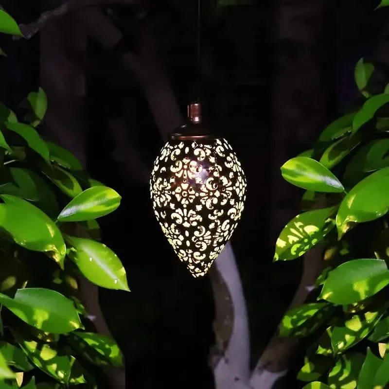 Tomshine Solar Lantern LED Moroccan Garden Lights Metal Lamp Waterproof by DailySale