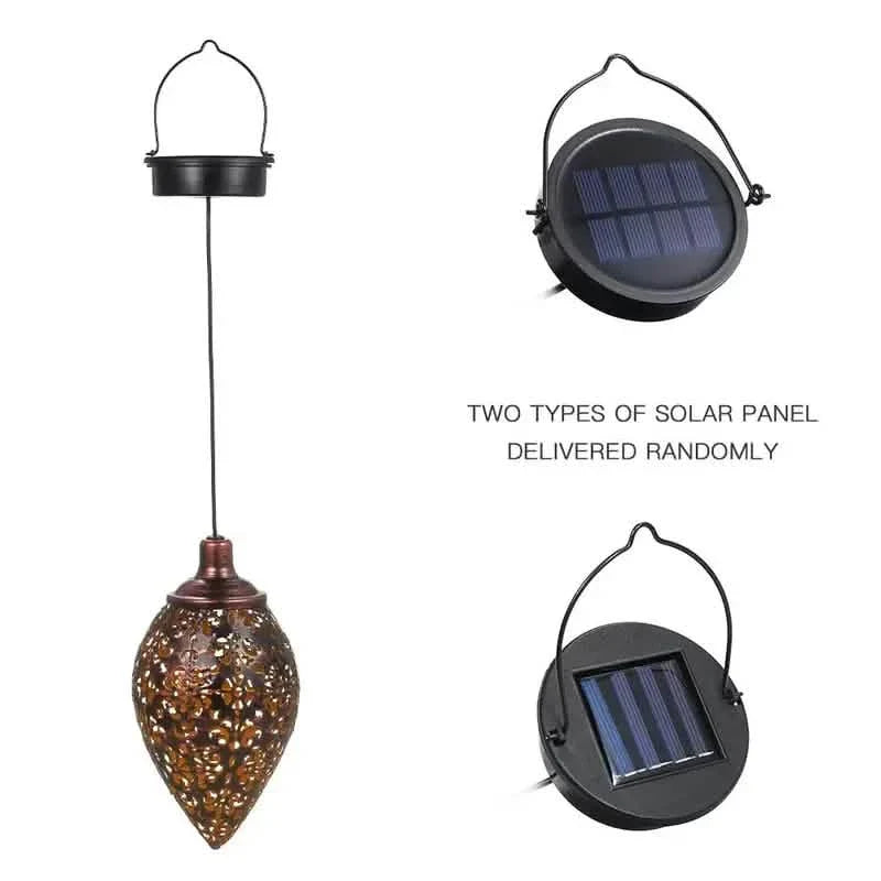 Tomshine Solar Lantern LED Moroccan Garden Lights Metal Lamp Waterproof by DailySale