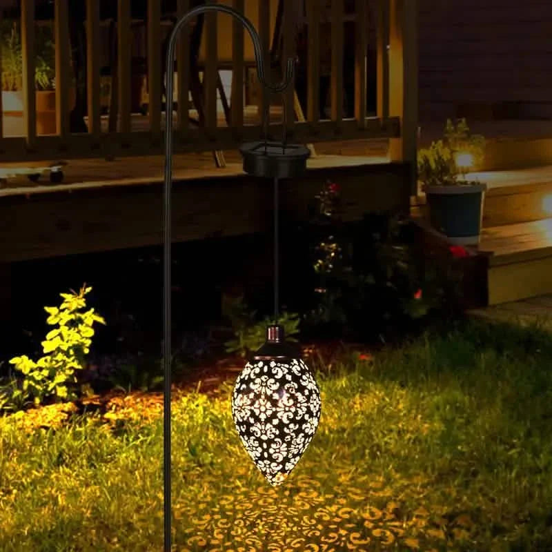 Tomshine Solar Lantern LED Moroccan Garden Lights Metal Lamp Waterproof by DailySale
