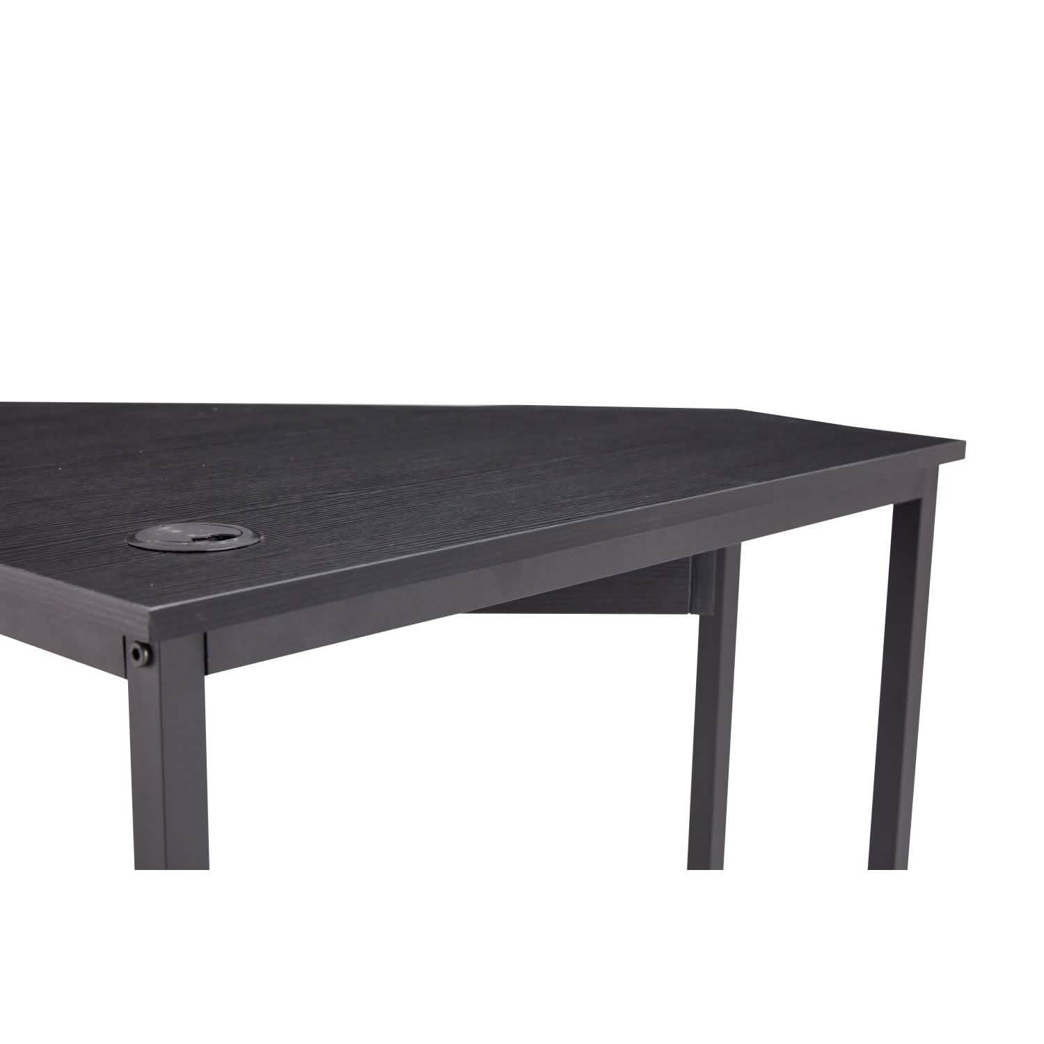 Triangle Computer Desk, Smooth Keyboard Tray& Storage Shelves by DailySale