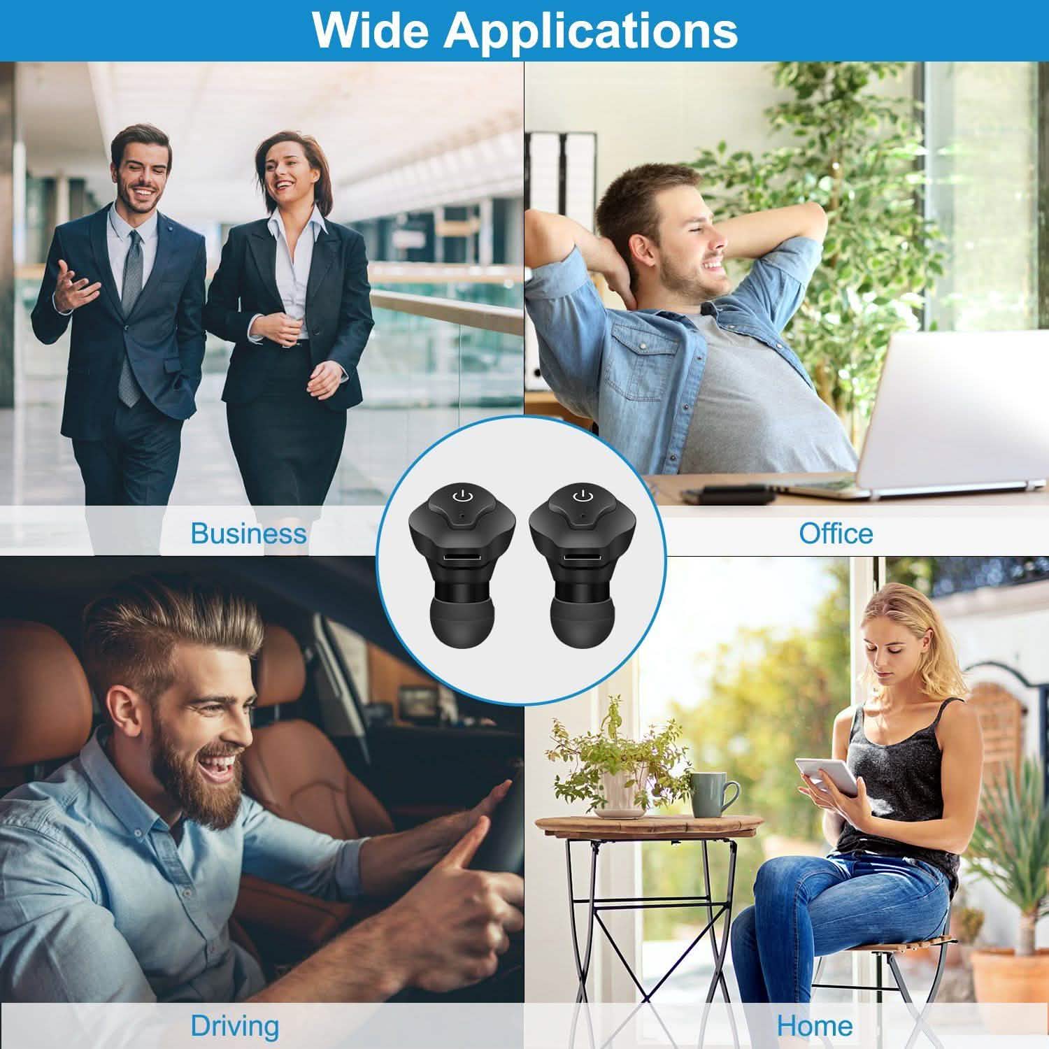 True Wireless Earbuds CSR v4.2 In-Ear Stereo Headsets by DailySale
