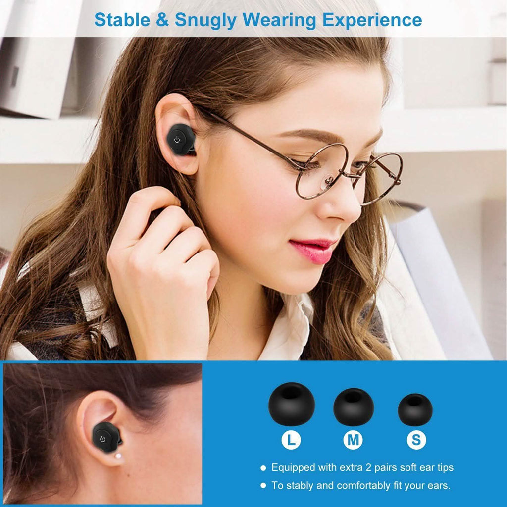 True Wireless Earbuds CSR v4.2 In-Ear Stereo Headsets by DailySale