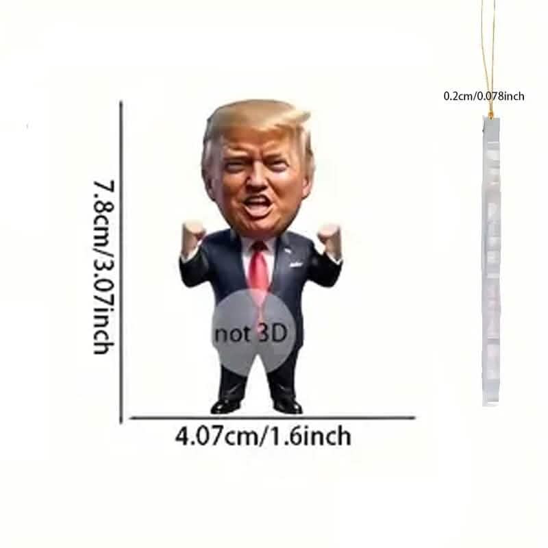Trump Acrylic Ornament Versatile Hanging Decor by DailySale