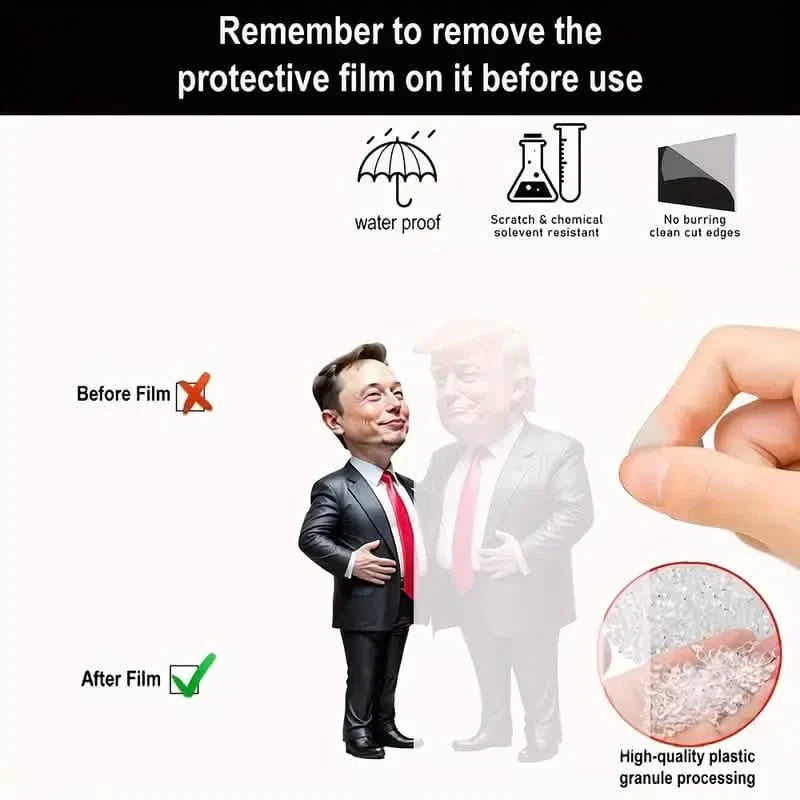 Trump & Musk Acrylic Hanging Ornament by DailySale