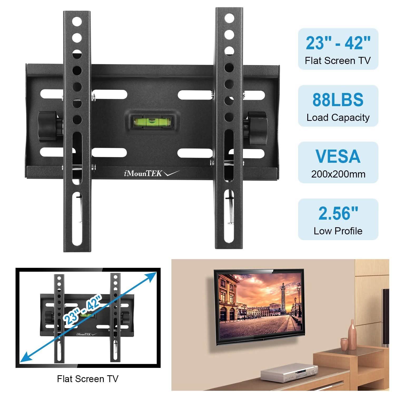 TV Wall Mount Bracket Tilt for 23"-42" LED/LCD/PLASMA Flat TV by DailySale