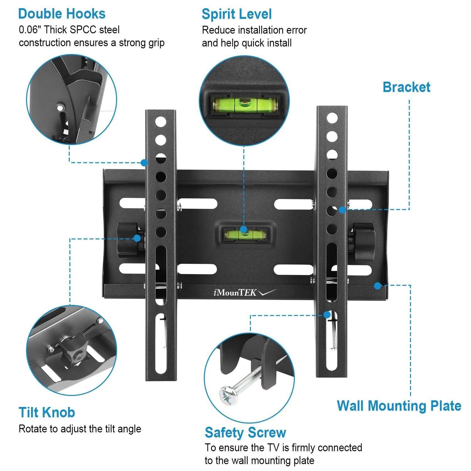 TV Wall Mount Bracket Tilt for 23"-42" LED/LCD/PLASMA Flat TV by DailySale