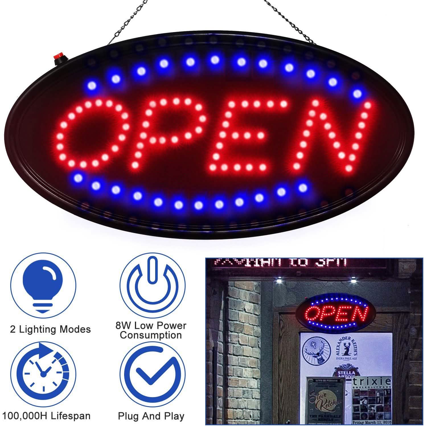 Ultra Bright LED Neon Open Sign by DailySale