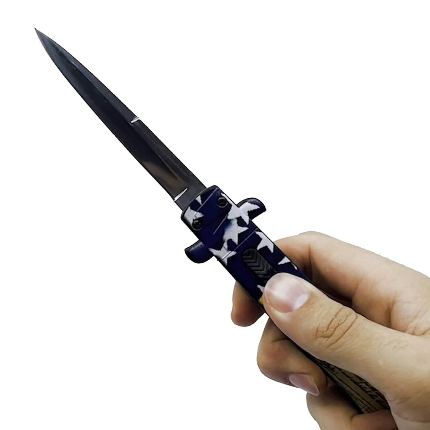 2-Pack: Ultralite ABS Automatic OTF Stiletto Knife by DailySale