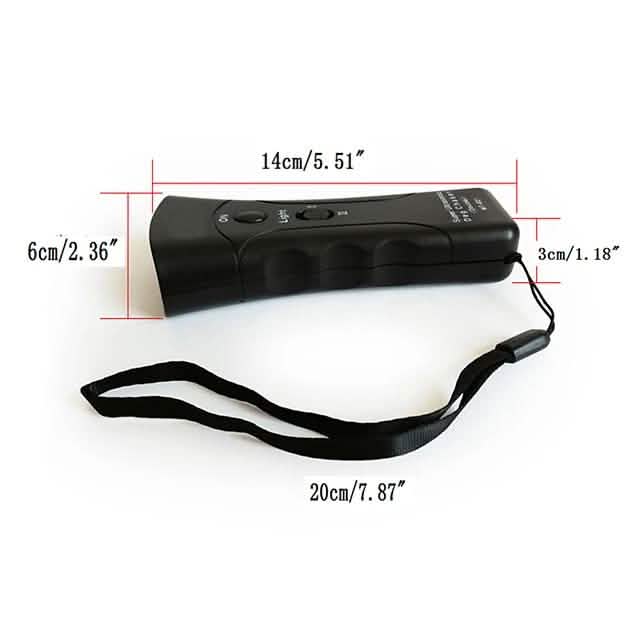 Ultrasonic Aggressive Animal Attacks Repeller Flashlight by DailySale