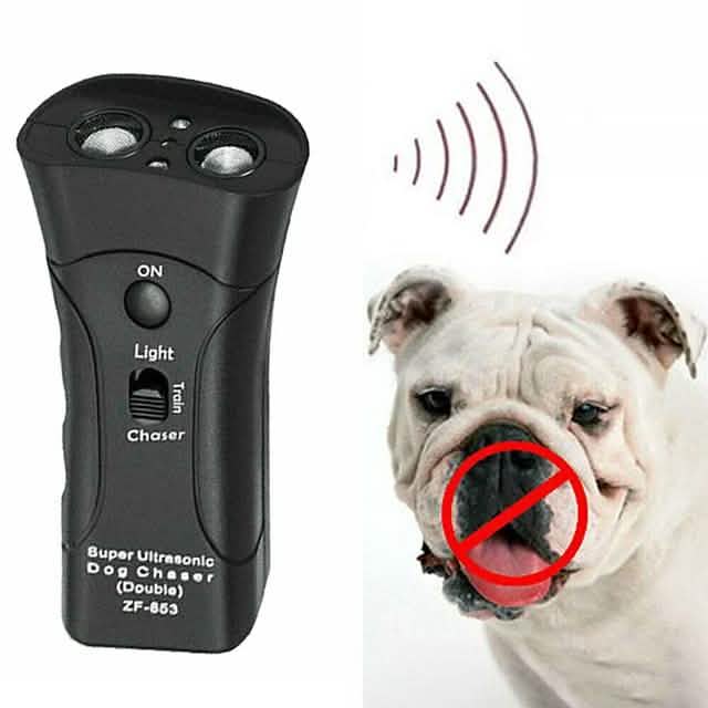 Ultrasonic Aggressive Animal Attacks Repeller Flashlight by DailySale